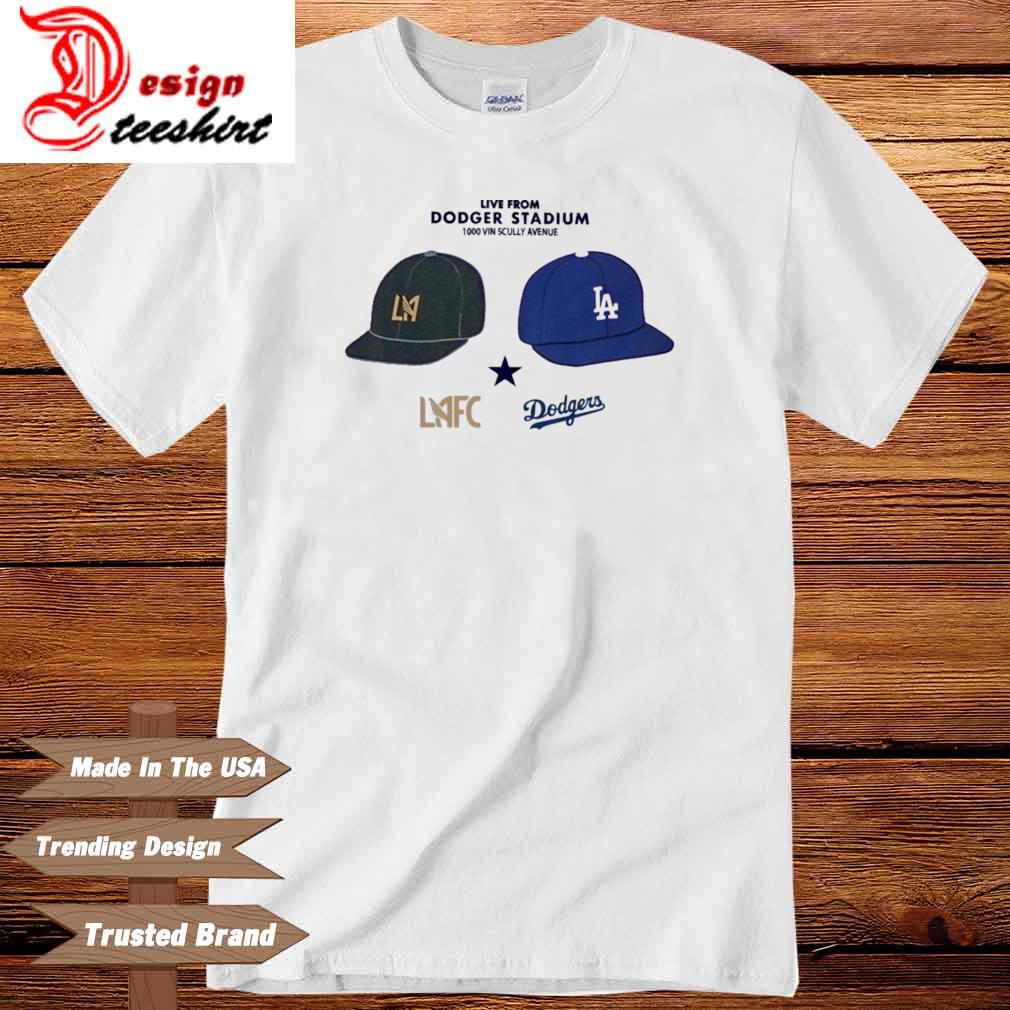 Live from Dodger Stadium 1000 vin scully avenue Lafc Dodgers shirt