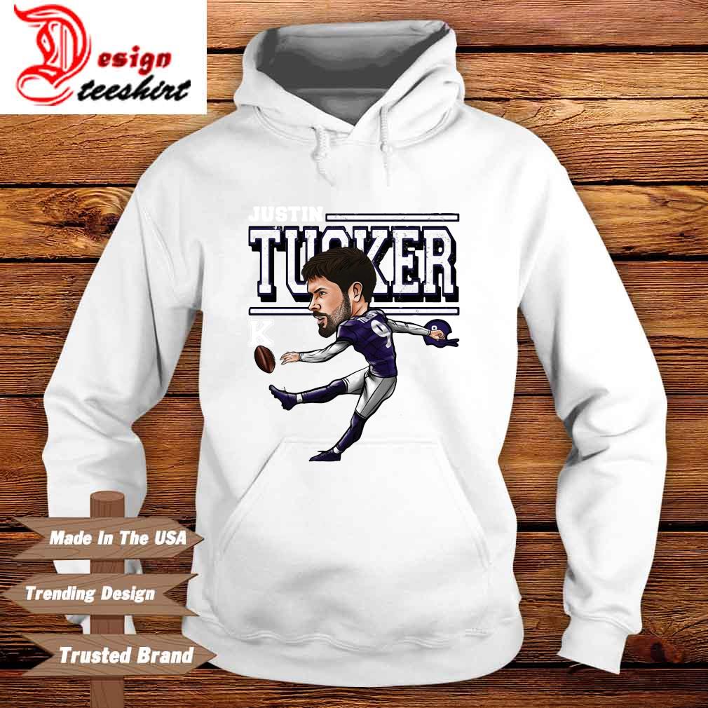 Baltimore Ravens Justin Tucker Cartoon Shirt,Sweater, Hoodie, And