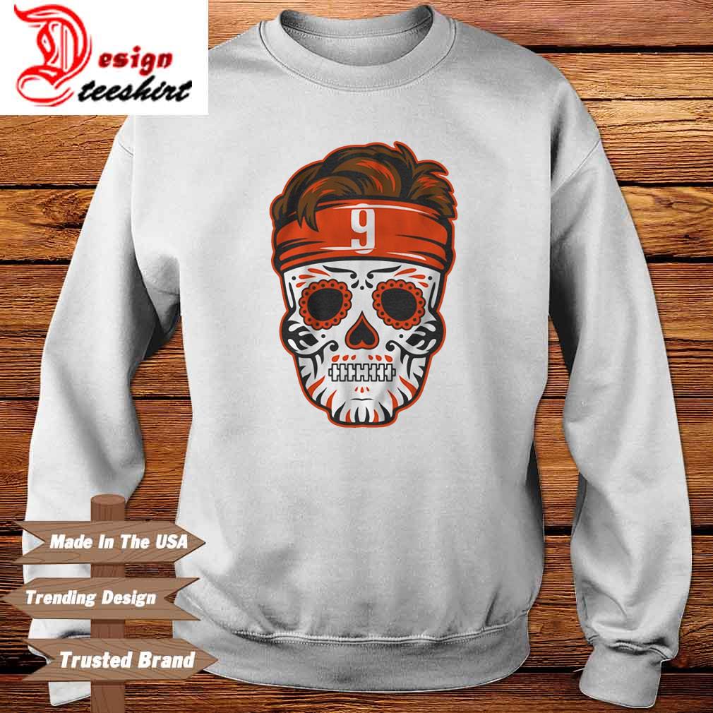 Cincinnati Bengals Joe Burrow Sugar Skull Shirt,Sweater, Hoodie